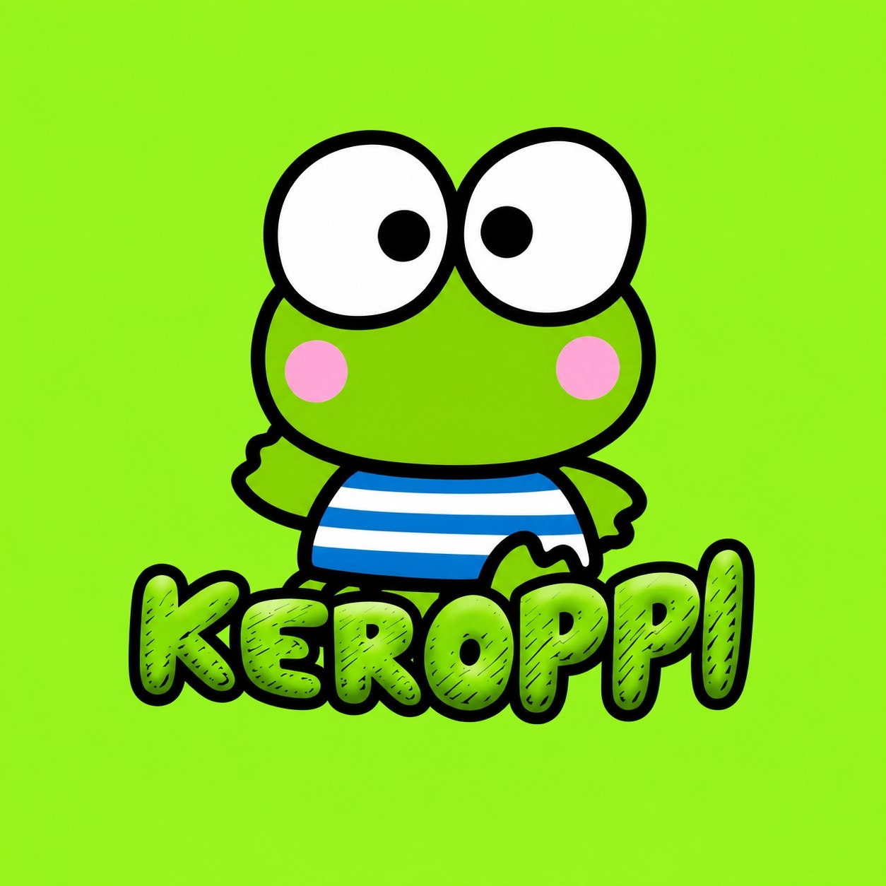 Official Keroppi logo artwork